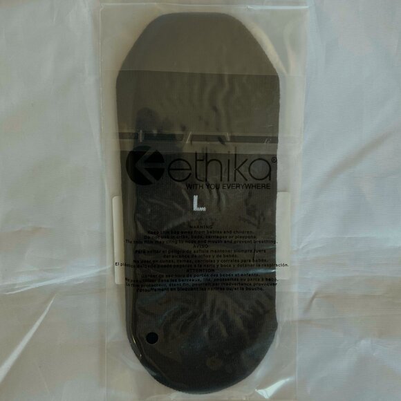 Ethika Men's Large (9 - 12) No Show Socks - Black/Ethika Logo - White - SEALED - Picture 4 of 4